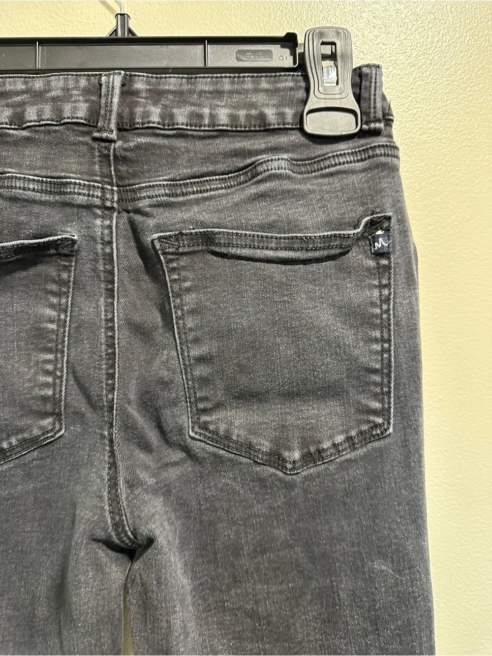 Maurices Black Flare High Rise Jeans with Button Fly